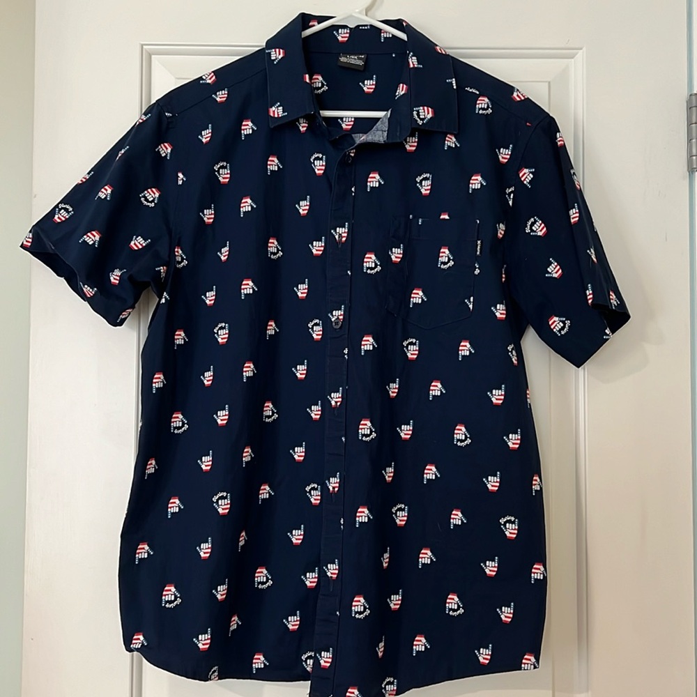 Hurley button down shirt